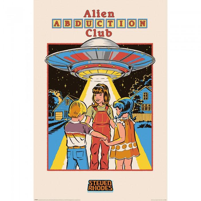 Steven Rhodes Alien Abduction Club Poster