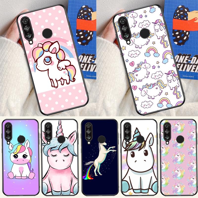Cute Rainbow Unicorn For Huawei Nova 5T 9 10 SE 12i 12s 11i Y91 Y90 Y60 Y70 Y72 Y61 P60 P30 Pro P20 P40 Lite Case