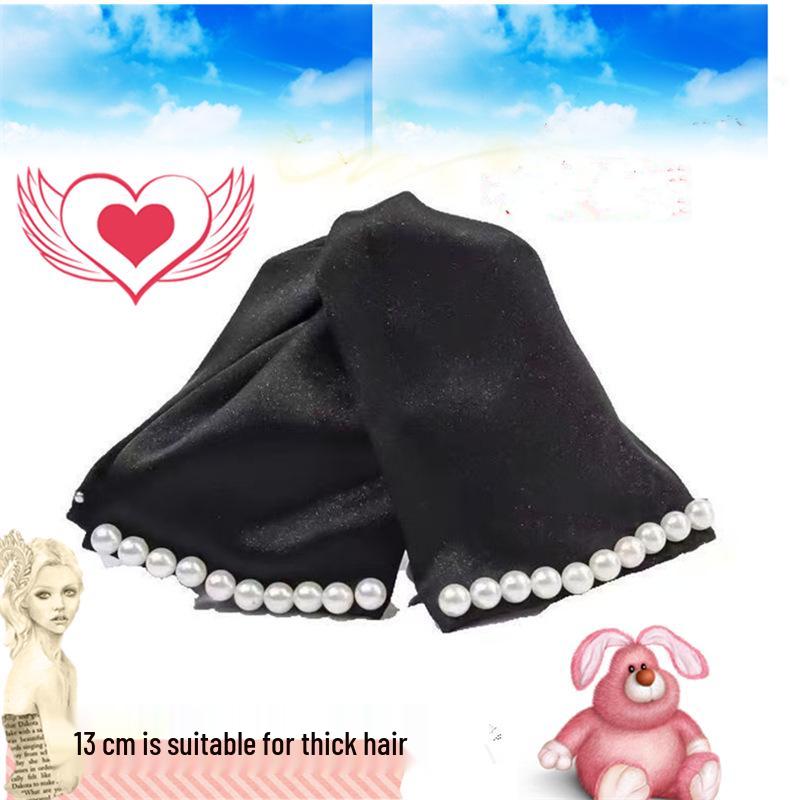 French Pearl Fabric Elegant Hair Clip - Versatile Large Shark Clip Fashion Accessory