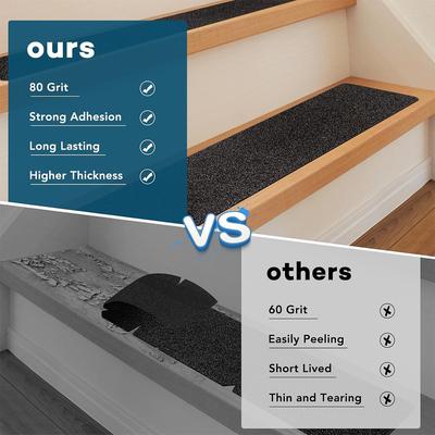 Fita Antiderrapante de Alta Resistência para Escadas Fita Aderente para Uso em Passarelas Escadas Rampas e Decks Adesivos Antiderrapantes para Interior/Exterior