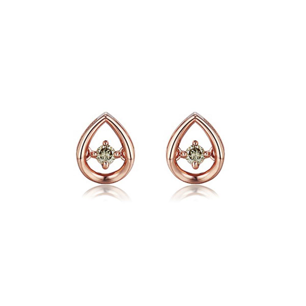 Roseedor Sweet Drop Diamond Earrings_211610274