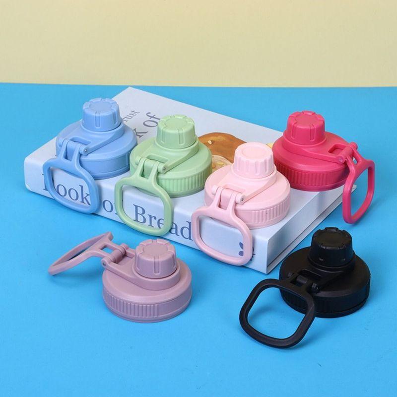 Portable Plastic Bottle Lid Replacement Multicolor Cup Cap Splash Spill Proof Water Bottle Cover Bottle Accessories