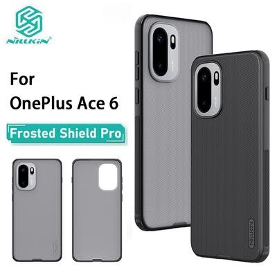 For OnePlus Ace 6 Telefondeksel Nillkin Super Frosted Shield Pro Hard PC+TPU Skall Støtsikkert Bakdeksel