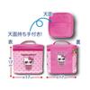 Hatayama Shoji Sanrio Vanity Pouch with Heart My Cosmetic Makeup with H17 x W17 x 34204142 Mirror, Sunglasses, Melody, Pouch, Pouch, Handle, Approx.