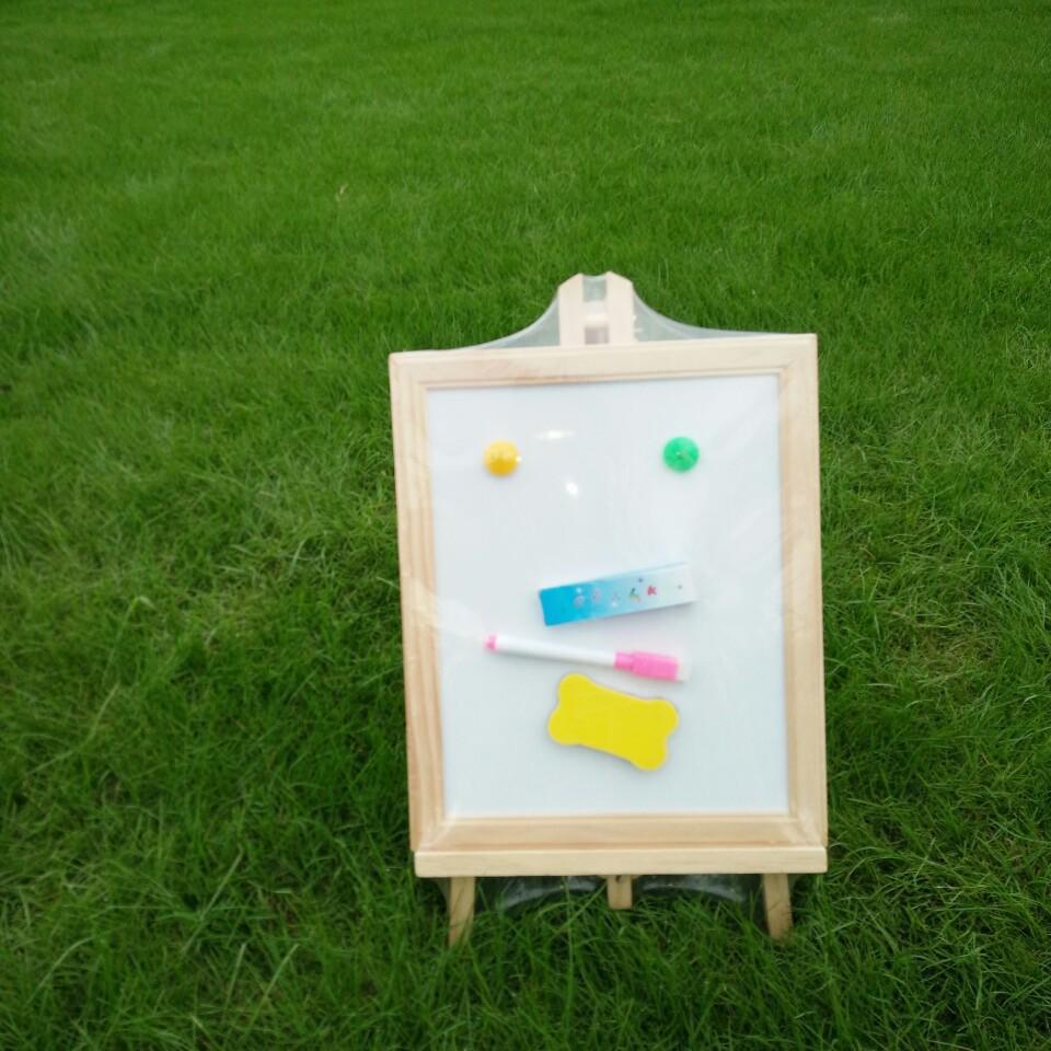 Wooden Children s Double-Sided Magnetic Easel Drawing Board