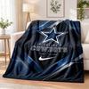 Dallas Cowboys Printed Flannel Blanket Warm Comfort Bed Throw For Indoor Home Decoration