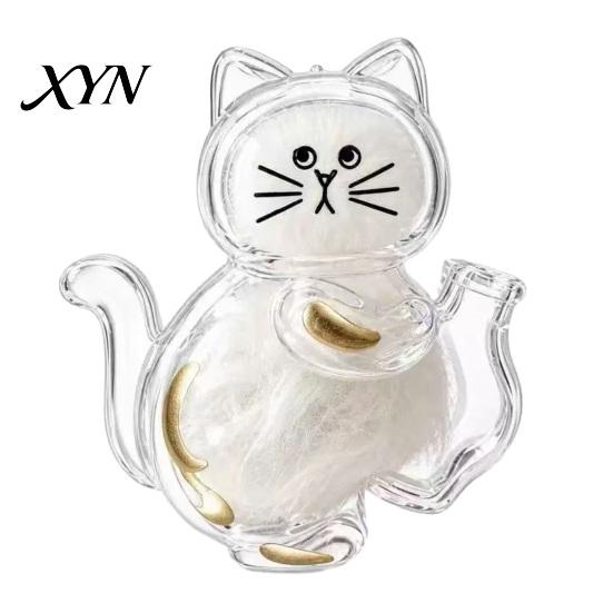Transparent Vase Magnet Cat Whiskers Holder Refrigerator Magnet, Furs Keepsake Furry Friend Memory Fridge Pet Memorial Decoration for Home,