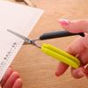 1Pcs Portable Handmade Students Paper Cut Scissors Creative Folding Safety Scissors (Color Random)