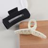 2Pcs Headwear Set Women Fashion Claw Clip Coffee Black Acrylic Large Hair Claw Korean For Girl Clip Barrette Hair Accessories