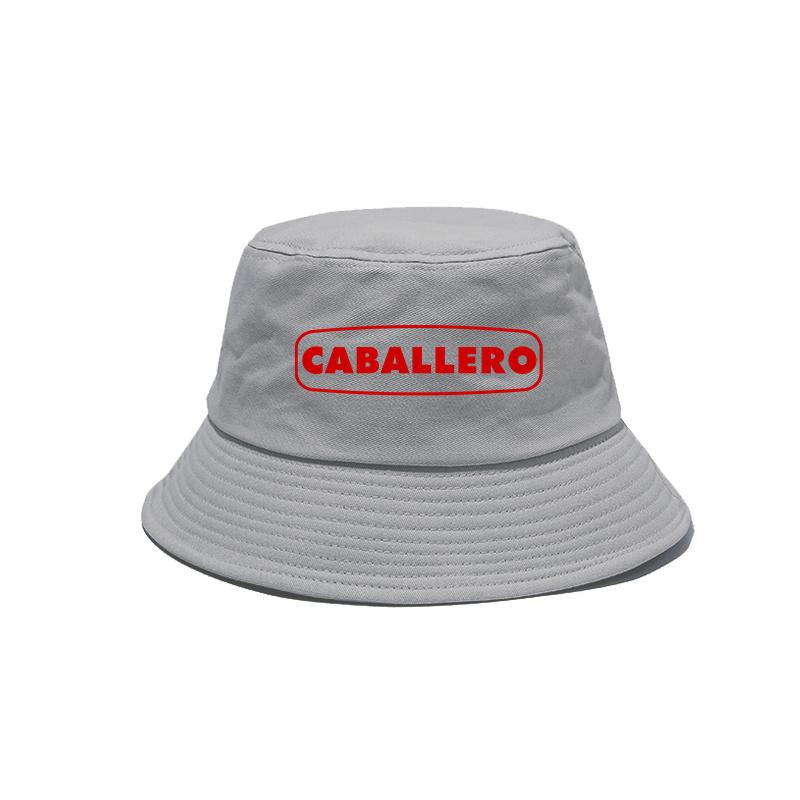 Caballero Bucket Hat Cap Unisex Women Unisex Panama Cap Outdoor Summer Cotton Caballero Motorcycle Bob Caps MZ