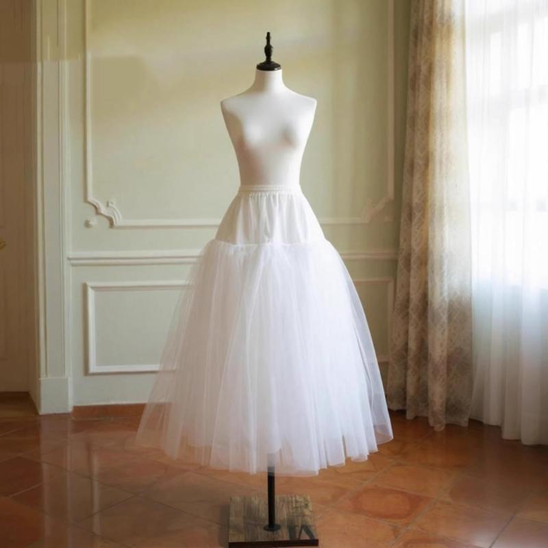 Boneless Crinoline 4 Layer Underskirt Petticoat for Bridal Gown Comfortable Tulle Petticoat for Women Various Gowns