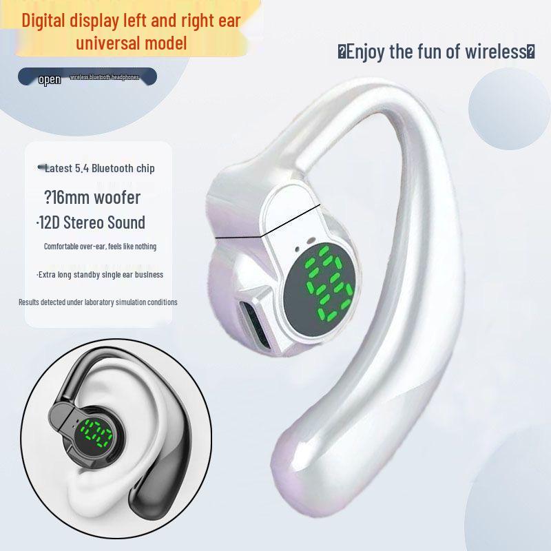 High-Quality Bluetooth Sports Earphone: Open Design, Single-Ear, Long Standby, Wearable on Both Ears