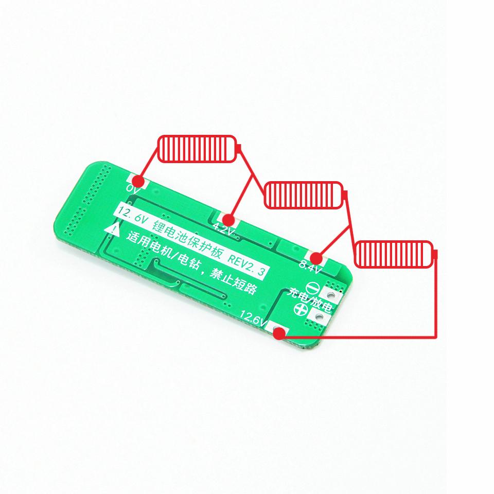 Smart BMS 3S 20A 12V 18650 Li-ion Lithium Battery Charger Protection Balance Board With Balancers Equalizer
