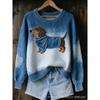 2026 3D Printed Cartoon Round Neck Long Sleeve Pullover Sweatshirt