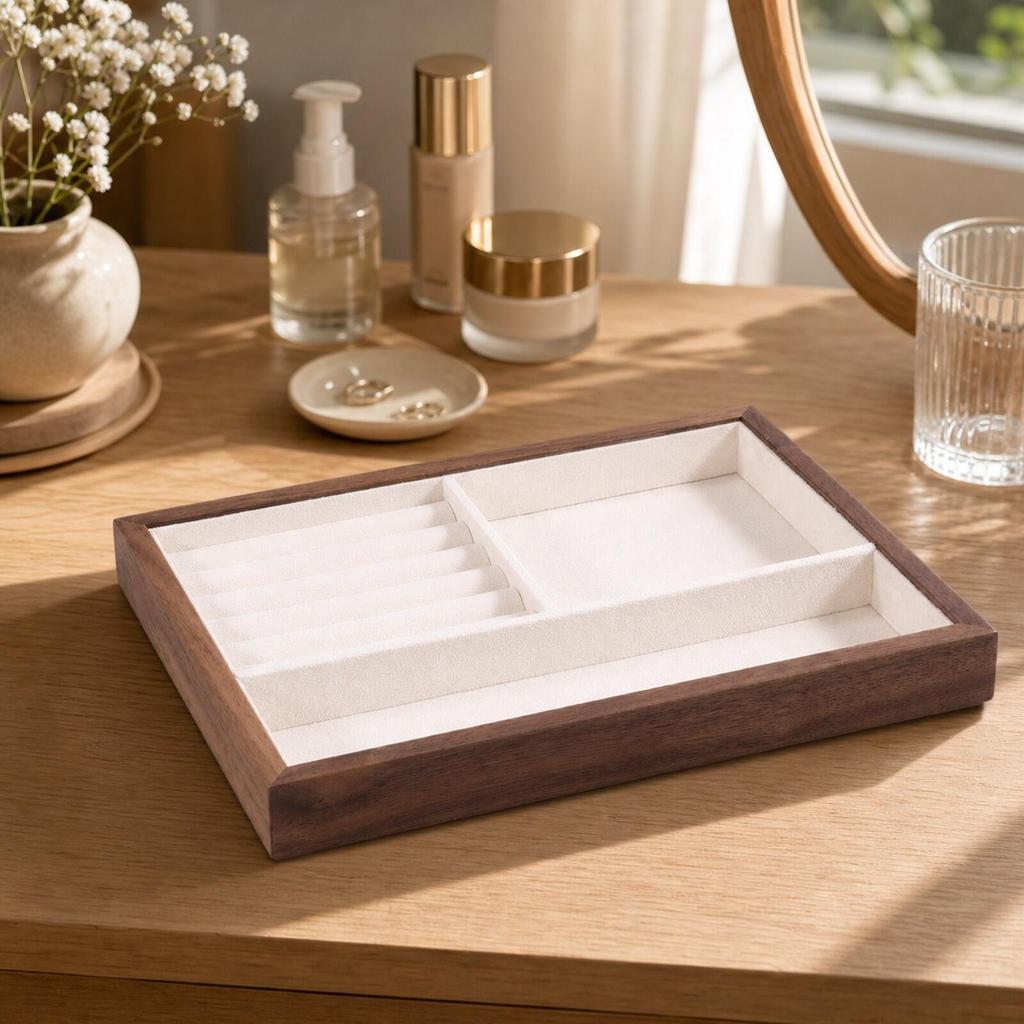 Jewelry Display Tray Compact Organizer Sturdy for Storefronts