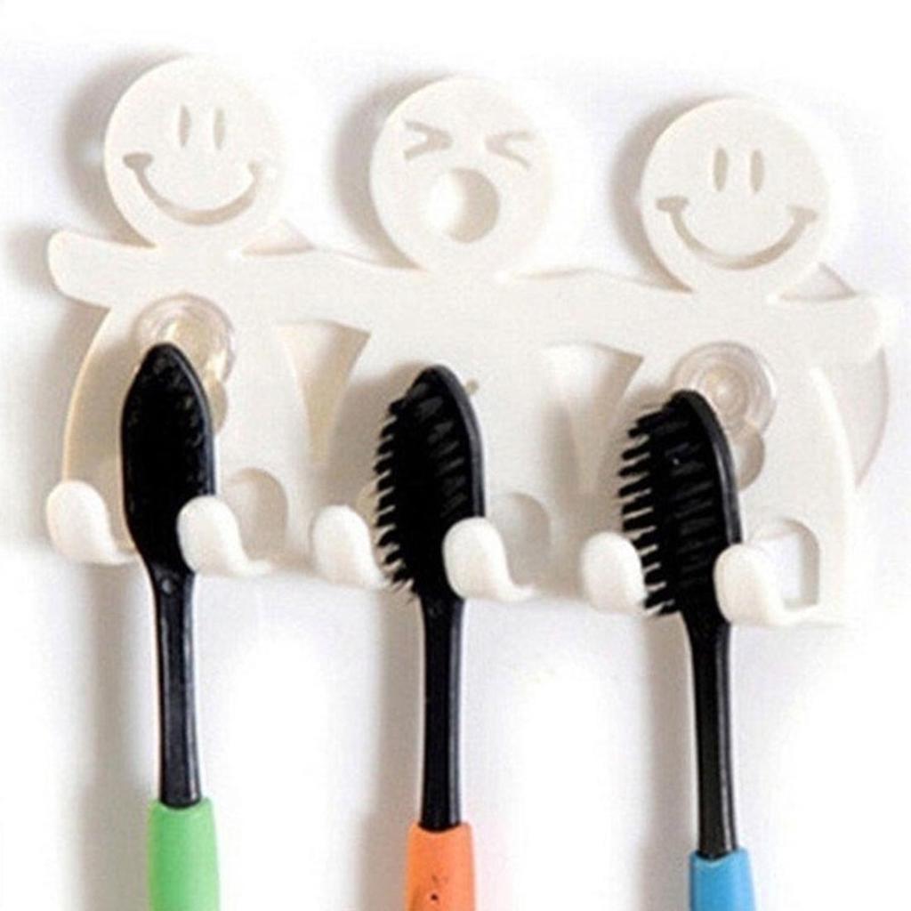 Home Bathroom Suction Cup 5 Hook Wall Mount Toothbrush Hanging Holder Smiley Toothbrush Holder Leslily Toothbrush Holder,Bathroom Sets Cartoon Sucker 5 Position Toothbrush Holder Suction Hooks Home Bathroom Suction Cup 5 Hook Wall Mount Toothbrush Hanging Holder Smiley Toothbrush Holder Leslily Toothbrush Holder,Bathroom Sets Cartoon Sucker 5 Position Toothbrush Holder Suction Hooks