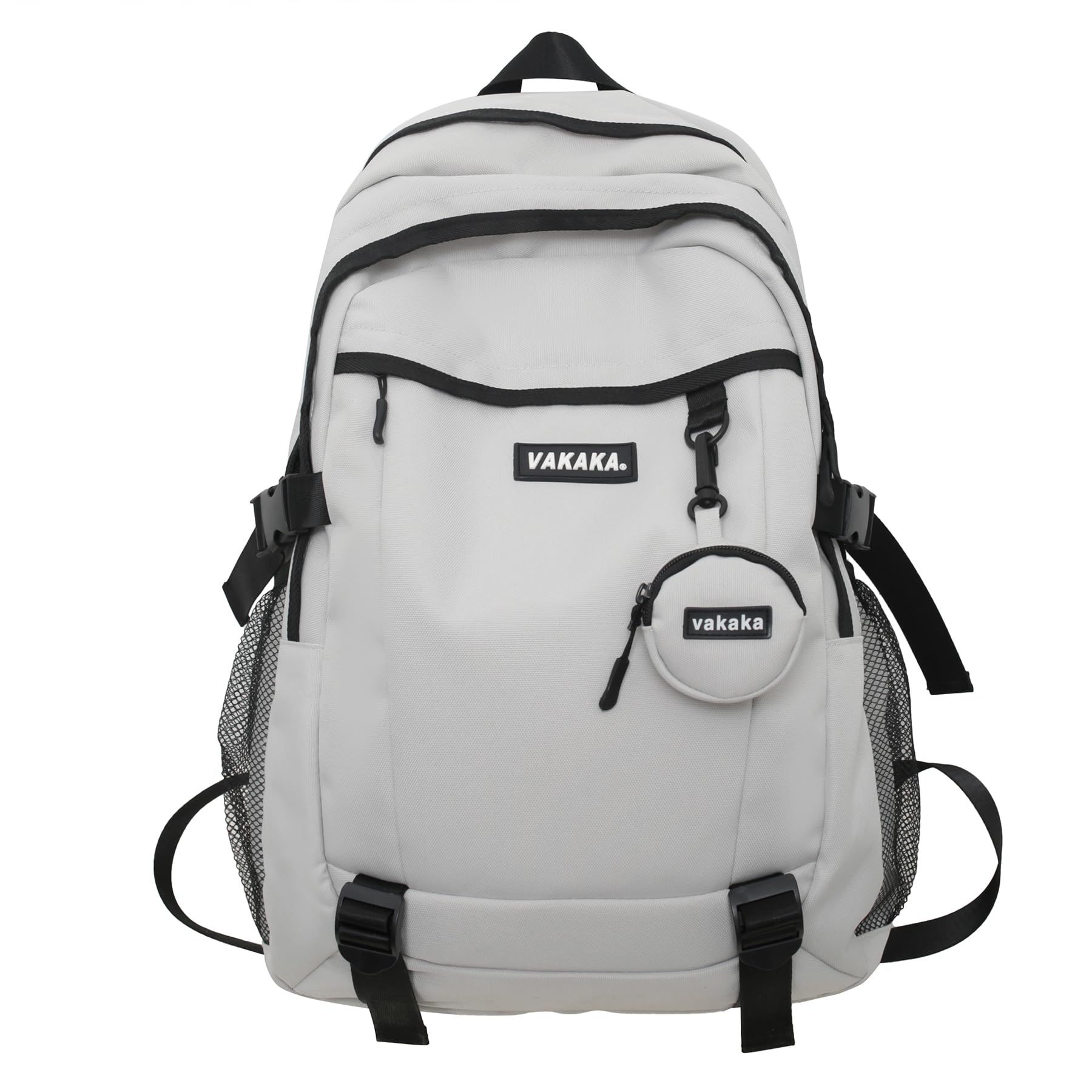 

Большие школьные и младшие школьные деловые поездки [ZESU] Женский рюкзак, Вместимость, Рюкзак, Корейский, Студенческий, Поездки на работу, Мужская сумка, серый