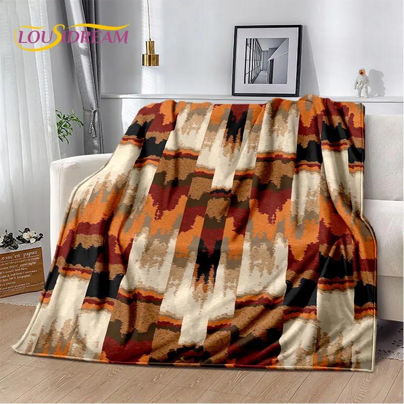 Bohemia Nordic Persia Series Soft Plush Blanket,Flannel Blanket Throw Blanket for Living Room Bedroom Bed Sofa Picnic Cover Kids
