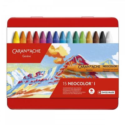Caran Neocolor I Set Japanese d'Ache 15-Color 7000-315 [Genuine Product]