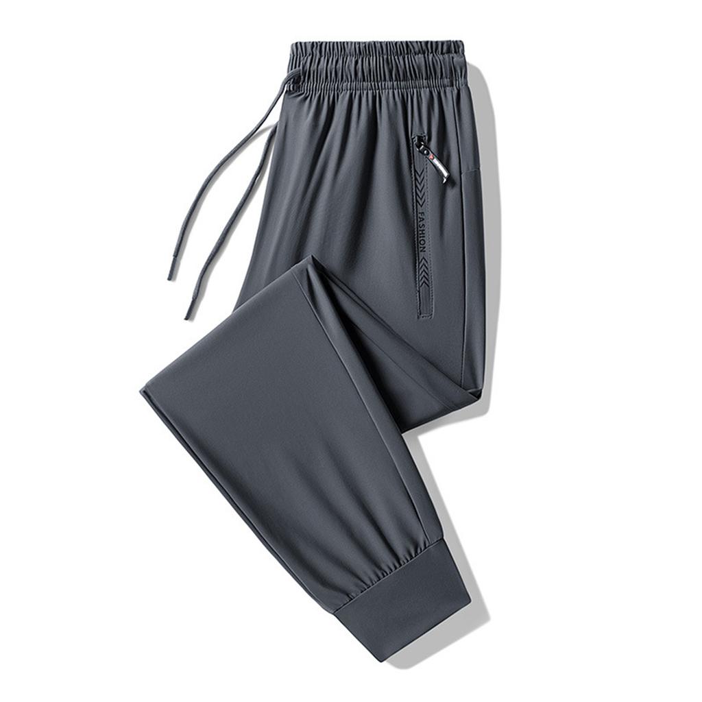 Women's Fashion Loose Casual  High Elastic Ice Silk Quick-drying Pants