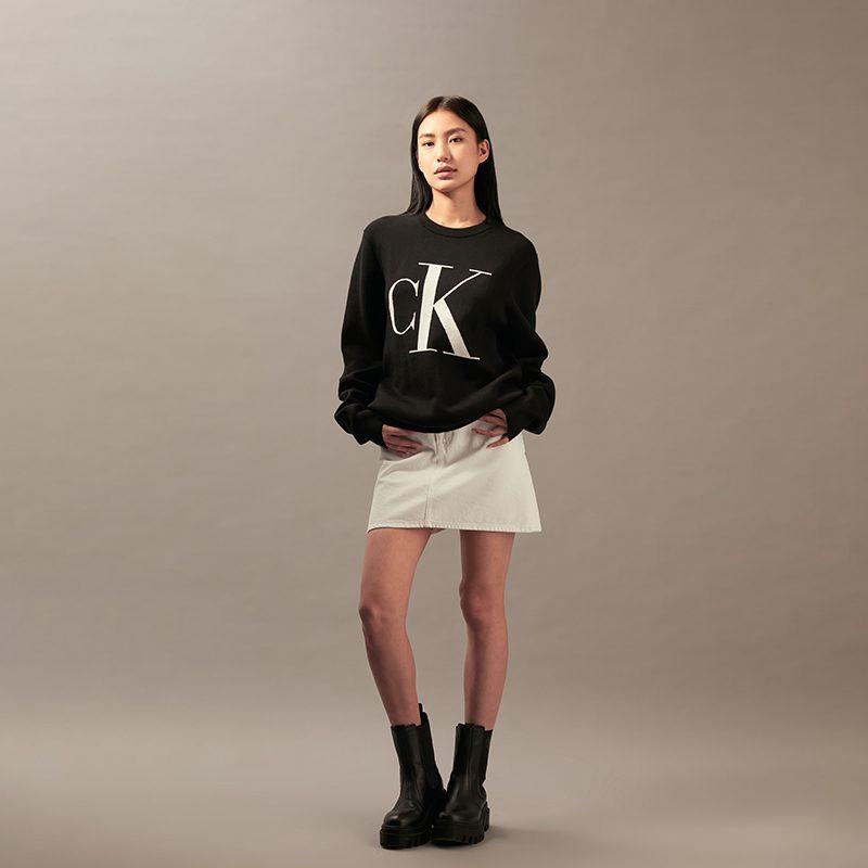 Calvin Klein Logo-print Cotton Sweatshirt J326797