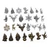 10pcs Christmas Santa Claus Charms Fit Jewelry Christmas Pendant Makings DIY Handmade Craft