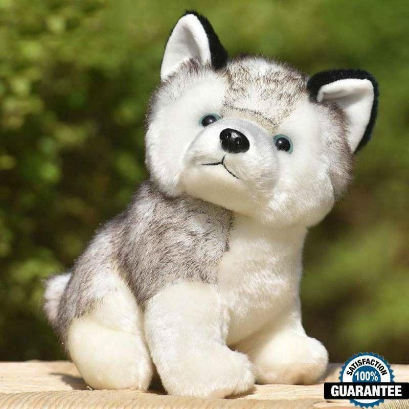 Plush Doll Husky Soft Toy Stuffed Animal Cute Dog Christmas Baby Kids Hot Toy