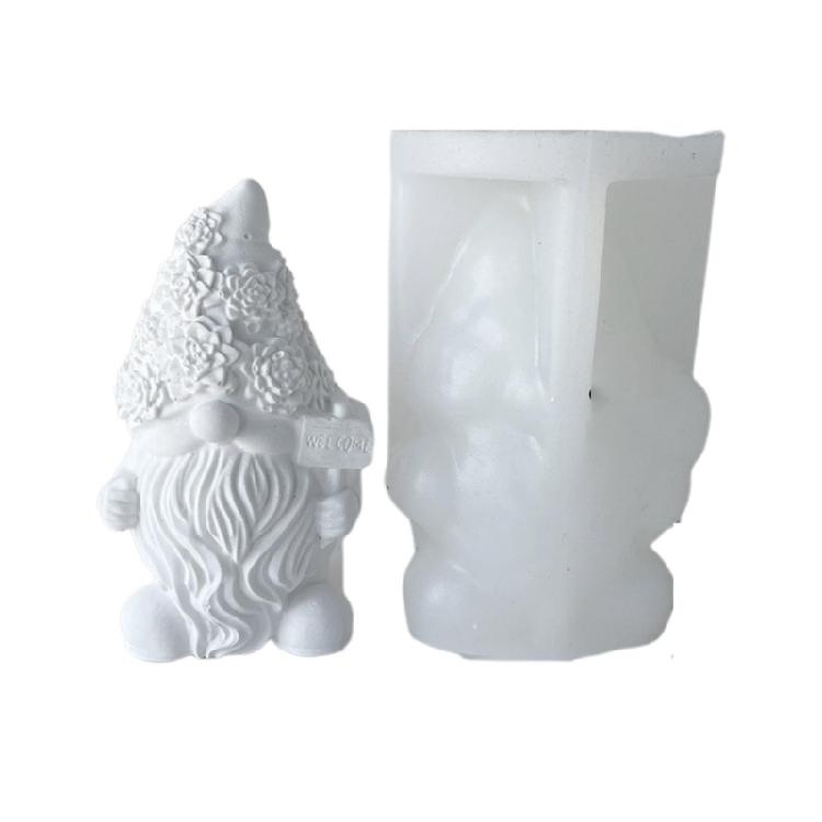 

Santa Claus Gnome Dwarf Silicone Aromatherapy Soap Mould for DIY Making Crafts