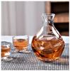Glass Sake Carafe with Ice Pocket, 200cc, Dishwasher Safe