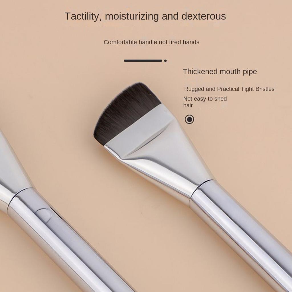 Line Facial Mask Brush No Powder Ultra-thin Flat Head Foundation Brush No Trace Light Base Soft Makeup Brushes Primer Beauty Tool