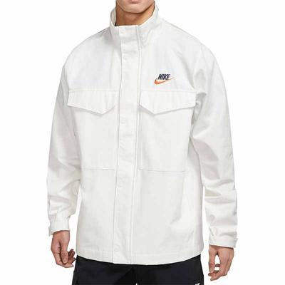 Jackets Men's White Stand Collar Moderate Other DR7833-133
