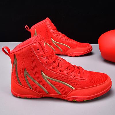 2025 Neue Herbst-Wrestling-Schuhe Rebound Stoßdämpfend Langlebige Boxschuhe Leichtgewichtige Wettkampf-Atmungsaktive Sportschuhe