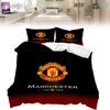 Manchester Pattern Digital Printed Duvet Cover Pillowcase Set Bedroom Bedding