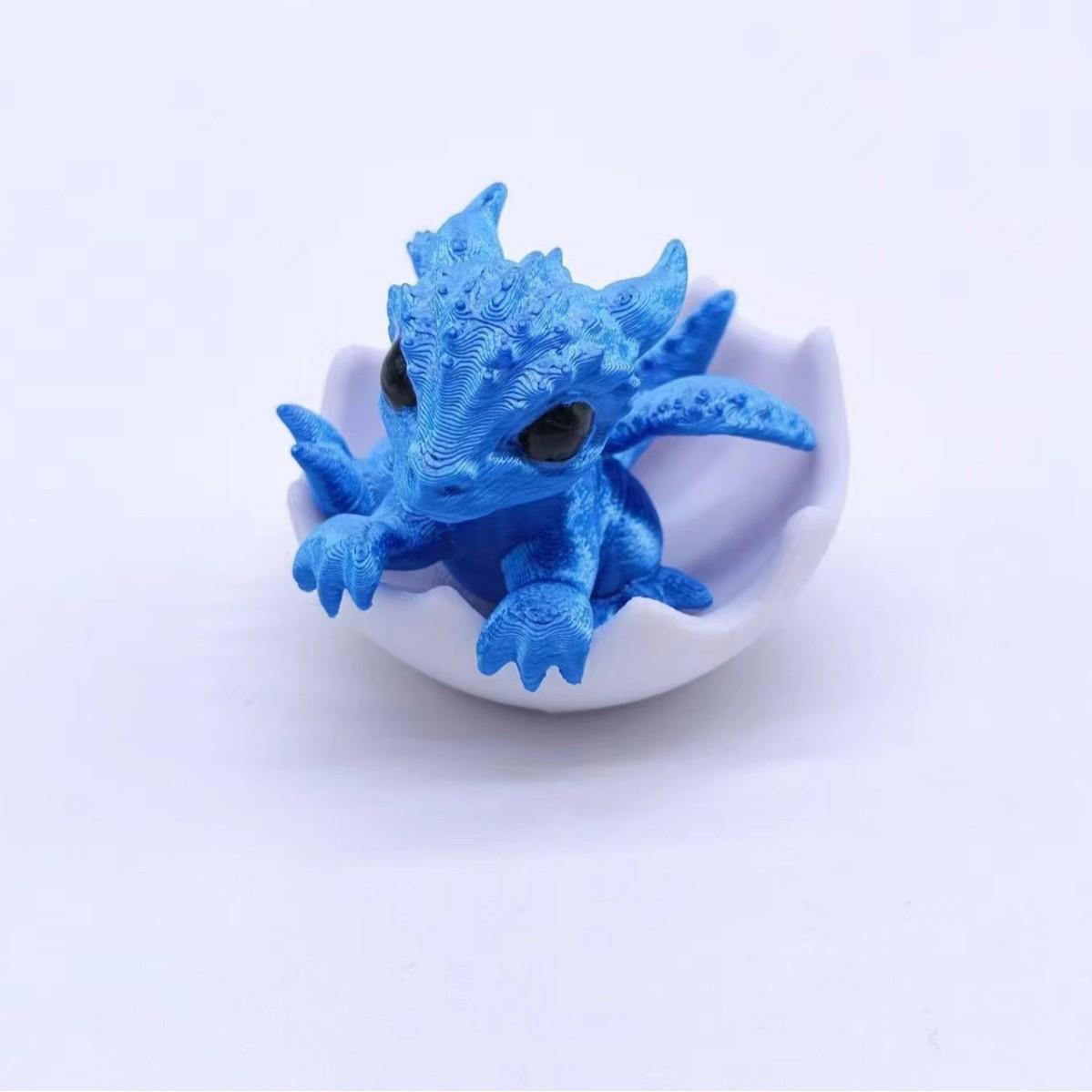 

Latest 3D Small Newborn Dragon In Egg Art Dragon Statue Miniature Of Dragon Hatching Dragon Newborn Dragon In Egg Desktop Ornament