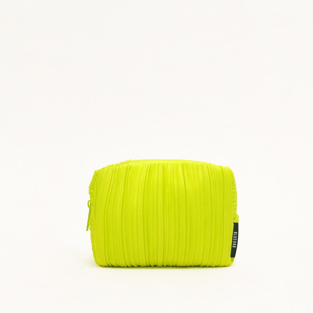 Blue Orb Pleated Pouch S