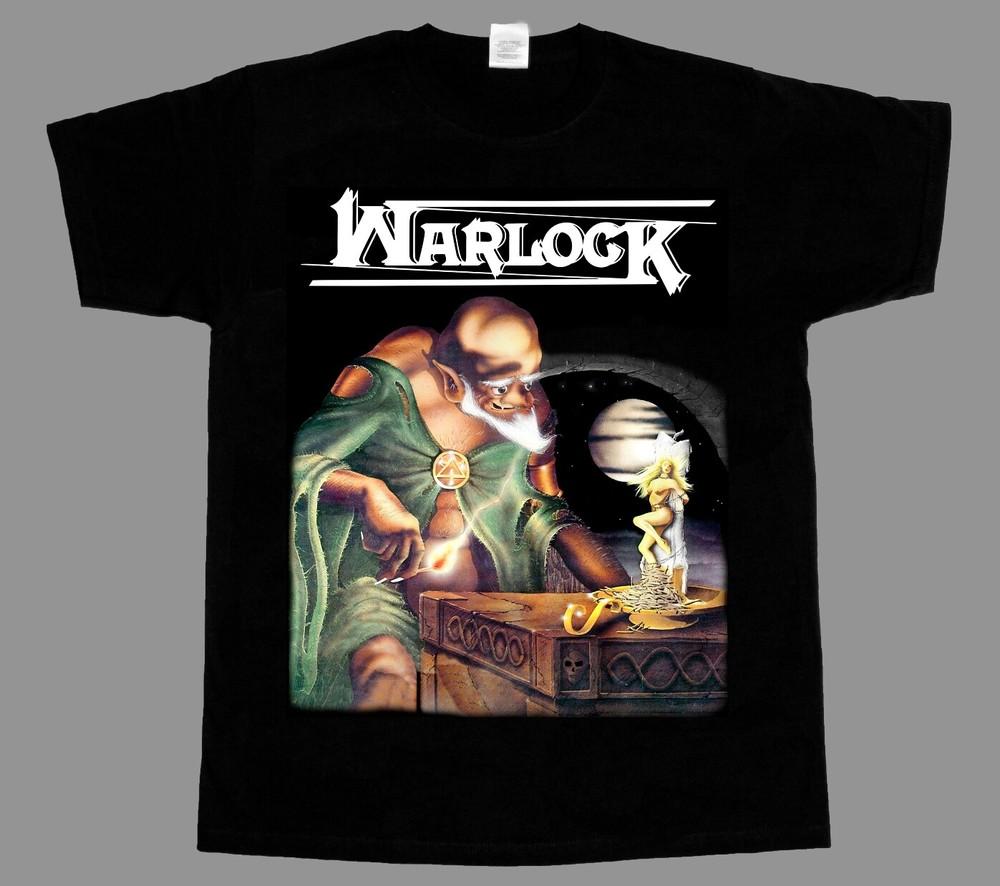 Warlock burning the witches84 new black shortlong sleeve tshirt M