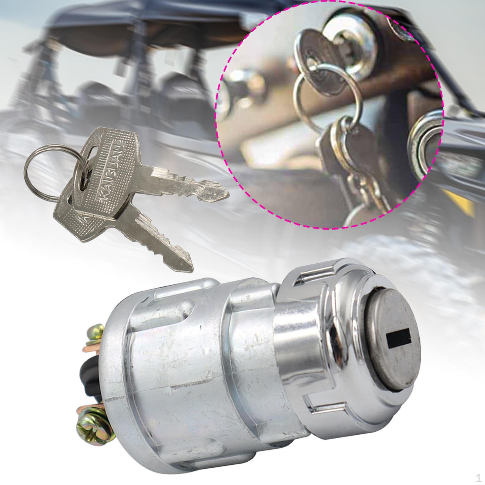 

Замок зажигания, 3 контакта, Металлические детали системы электрооборудования мотоцикла с 2 ключами положения для JK423