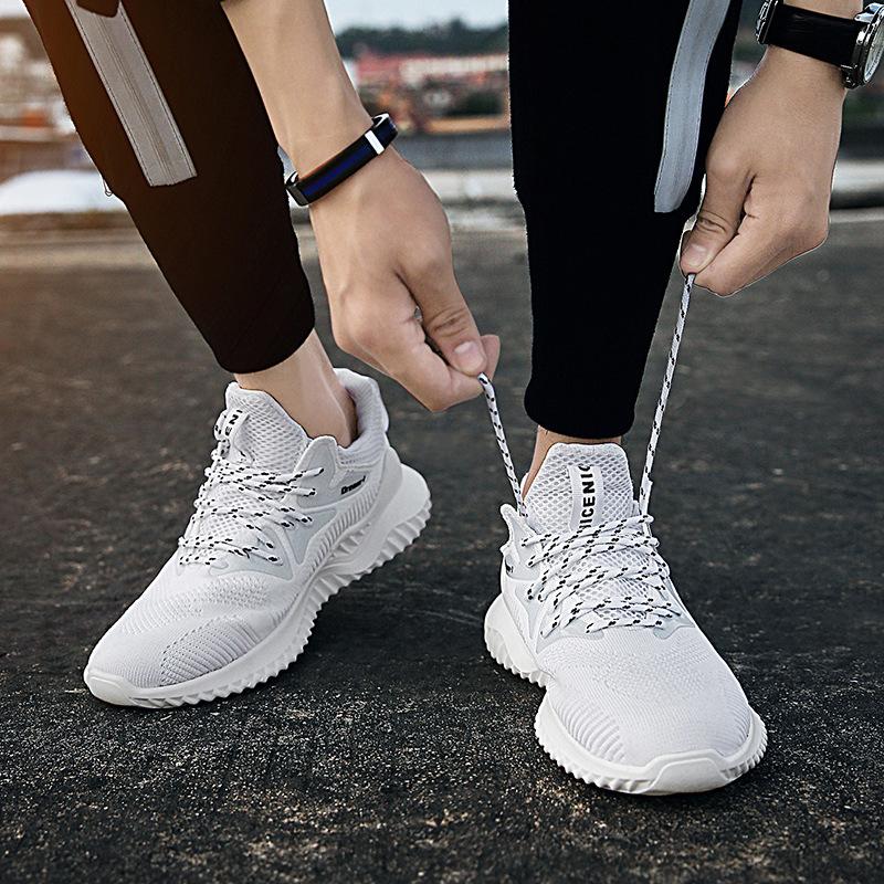 Shoes Men's Trendy Shoes Versatile New Trendy Men's Sports and Leisure Running Canvas Spring and Autumn Breathable Men's Shoes