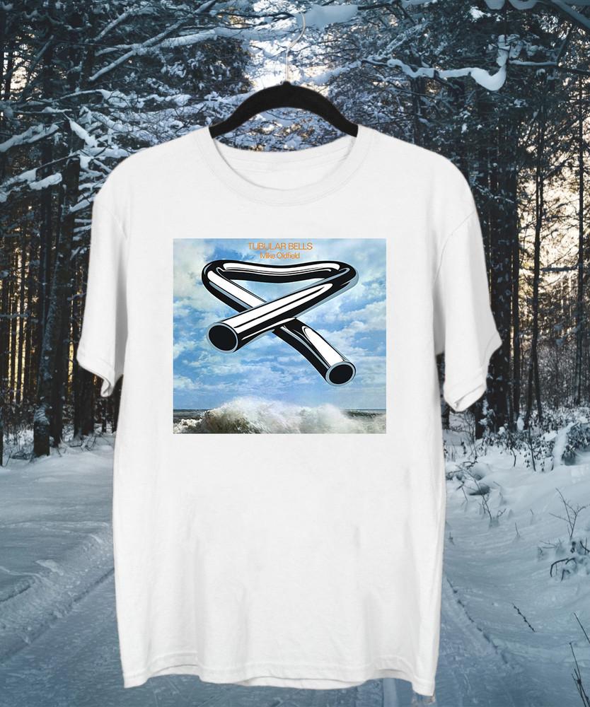 

Mike Oldfield Tubular Bells Basic White Cotton T Shirt Full Size S-5XL Unisex T-Shirt XXL