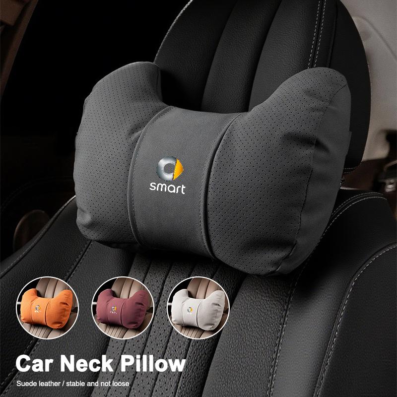 YHB3 For Mercedes Benz AMG W211 W203 W204 W210 W202 Car Headrest Neck Support Seat Auto Breathable Pillow Protector Neck Compatible