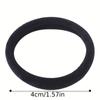 50pcs Black Hair Rope Simple Elastic Hair Band Hair Accessories For Women Ideal Choice for Gifts Haarband Kind  Rubber Bands