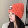 Versatile Knitted Hat for Women Ins Sweet and Cool Simple Autumn and Winter Woolen Hat Thickened Warm Ear Protection Cold Hat for Men