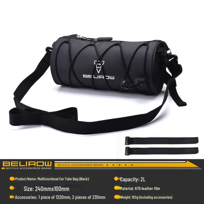 Multi-functional Mountain Bike Handlebar Bag - Crossbar Hanging Storage for Road & Folding Bikes
