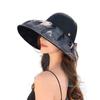 Summer Big-Brimmed Sunscreen Visor Hat Women'S Fashion Versatile Empty-Top Straw Sun Hat Seaside Travel Wide-Brimmed Hat