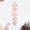 1pc-Unique Art of Wall Hanging Sun Moon Tooth Wooden Products Decoration Nordic Simple Wall Decoration Creative Home Decoration