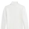 Ralph Lauren Hoodie Solid Color Pony Logo Stand Collar Half Zipper Long Sleeved White Children's Style 323953023-003
