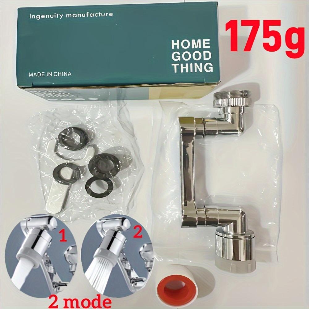 

1 шт. полностью металлический удлинитель для крана с поворотом на 1080°, универсальный аэратор-баблер, фильтр против брызг, экономящий воду, насадка-распылитель для крана Double outlet water