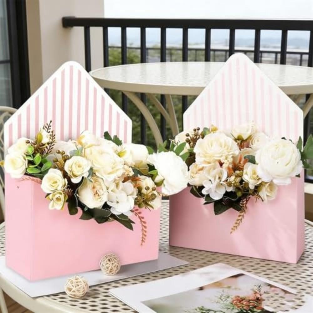 Empty Valentine Envelope Boxes DIY Flower Bouquet Paper Boxes New Bouquet Envelope Box Anniversary