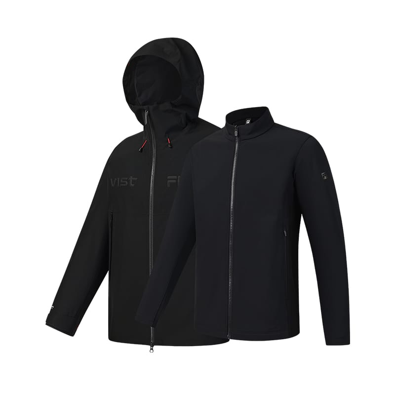 Fila Explorer Waterproof And Windproof To Keep Warm Windbreaker Jacket Men's A11M617729FBK
