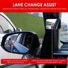 Iwamatu Car Rearview Auxiliary Curved Diagonal Rearview Safe Wide Field of Blind Spot with Capacitor Mirror, Mirror, Check, Driving, View, Mirror,